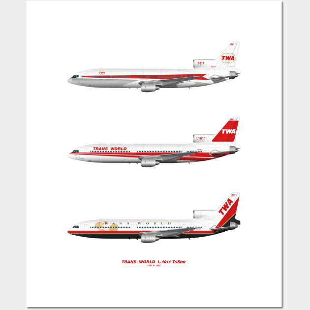 TWA tristars Wall Art by SteveHClark